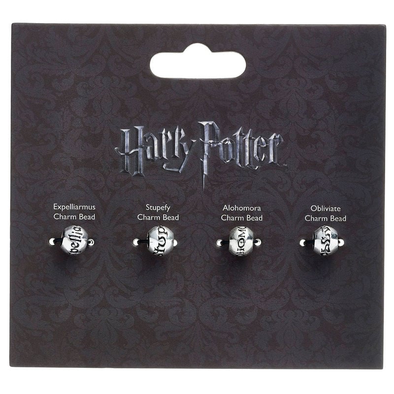 Set 4 abalorios hechizo Harry Potter surtido