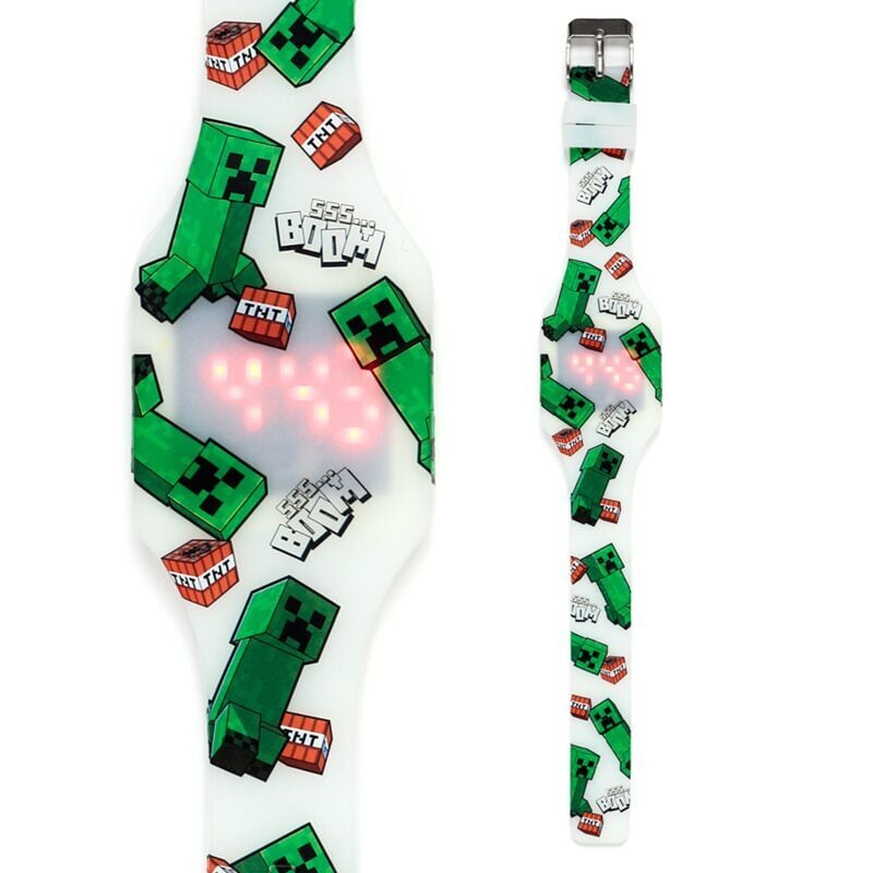 Reloj digital silicona Minecraft surtido