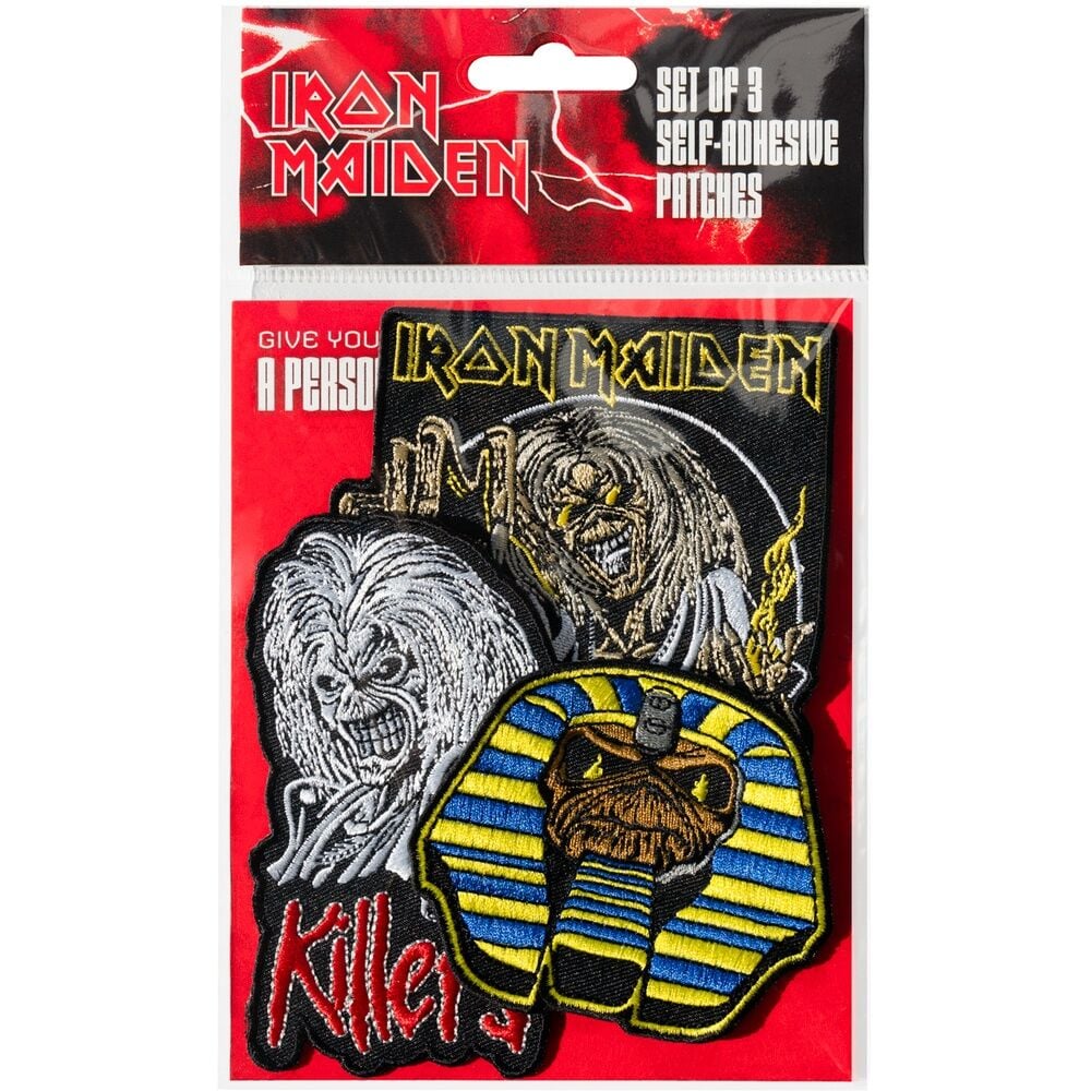 Set 3 parches Iron Maiden