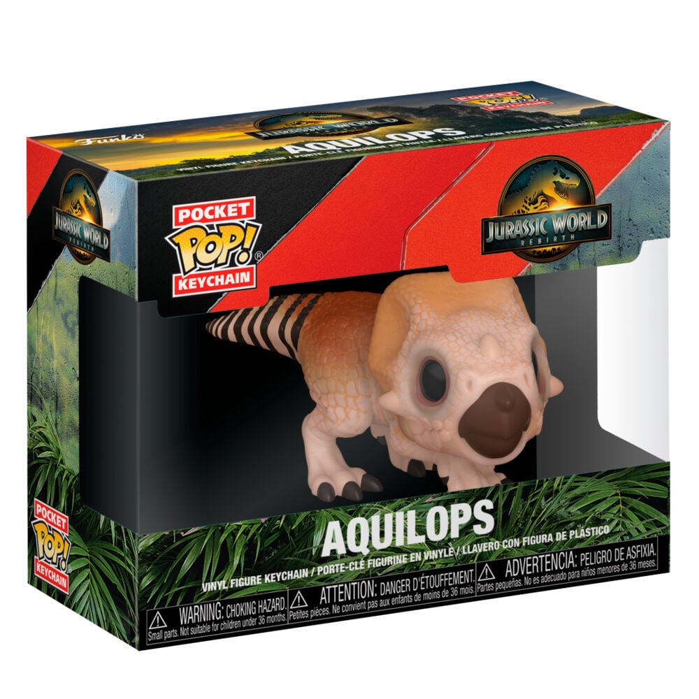 Llavero Pocket POP Jurassic World El Renacer Aquilops