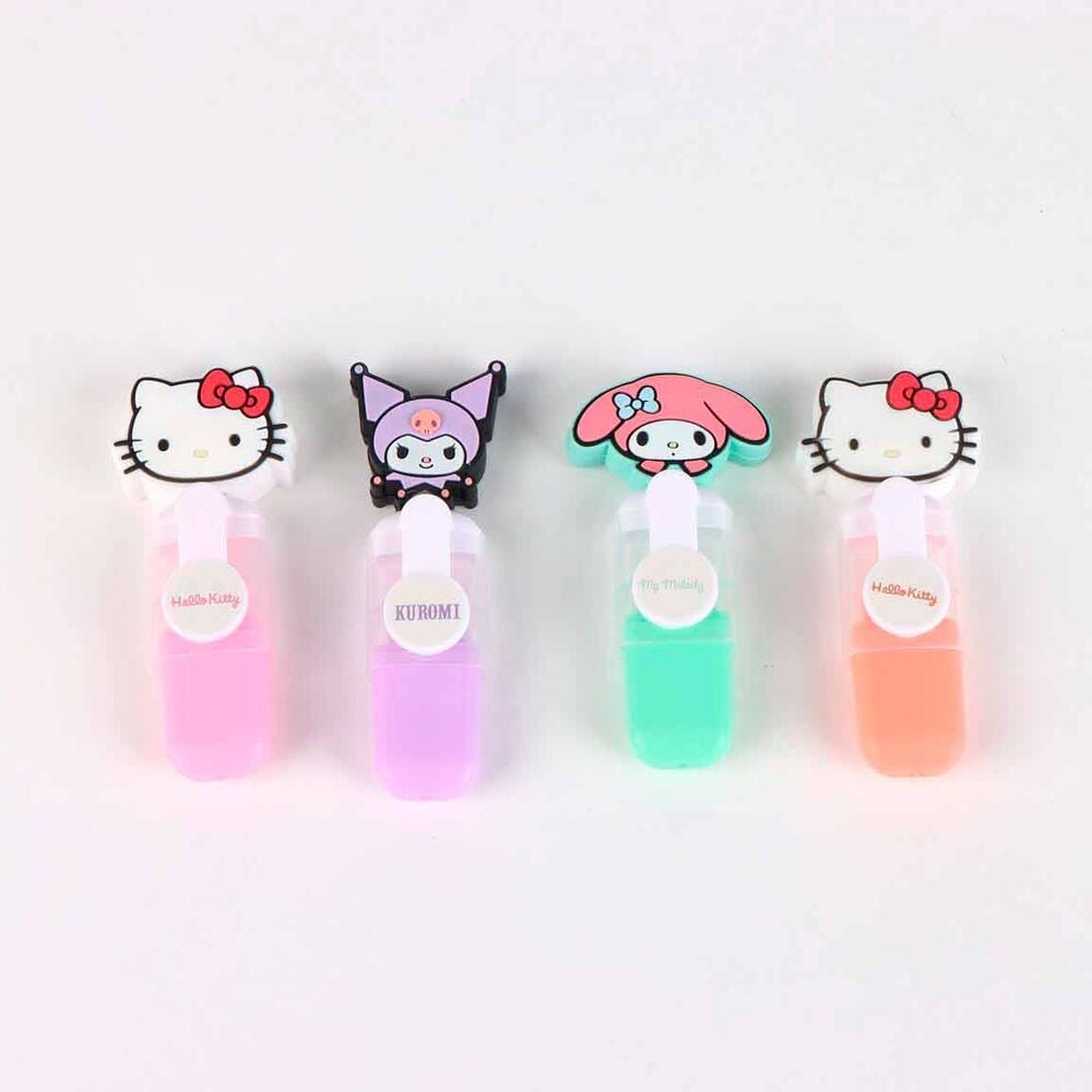 Set 4 subrayadores Hello Kitty surtido