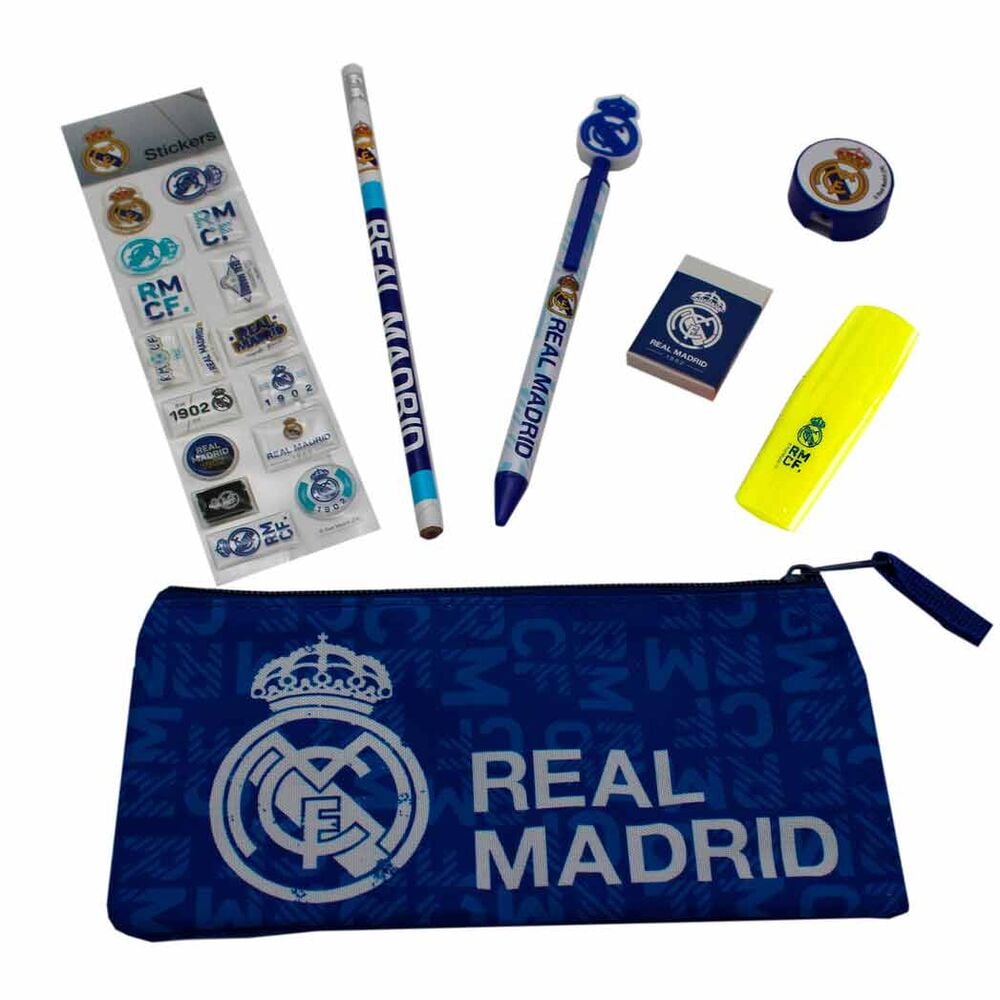 Set papeleria Real Madrid 7pzs