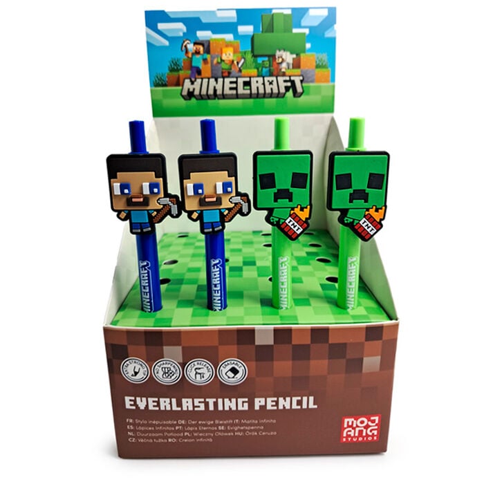 Lapiz eterno Minecraft surtido