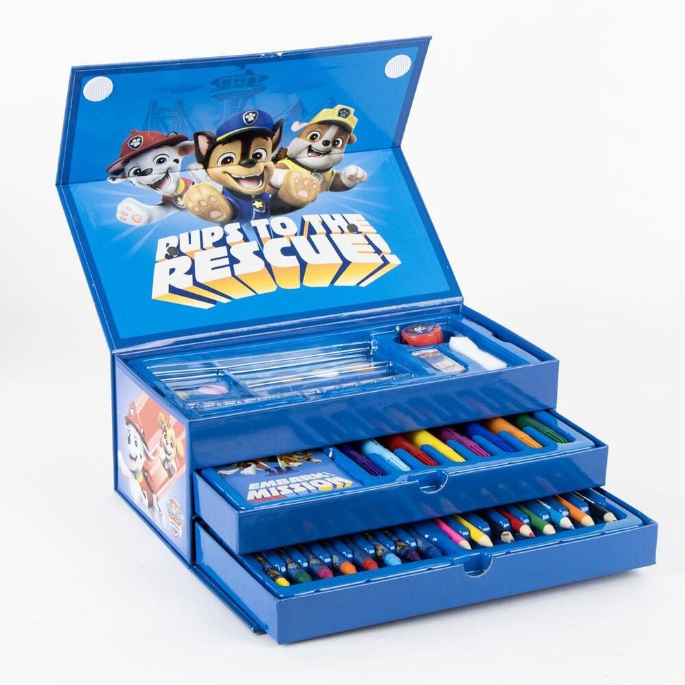 Maletin papeleria coloreable Patrulla Canina Paw Patrol