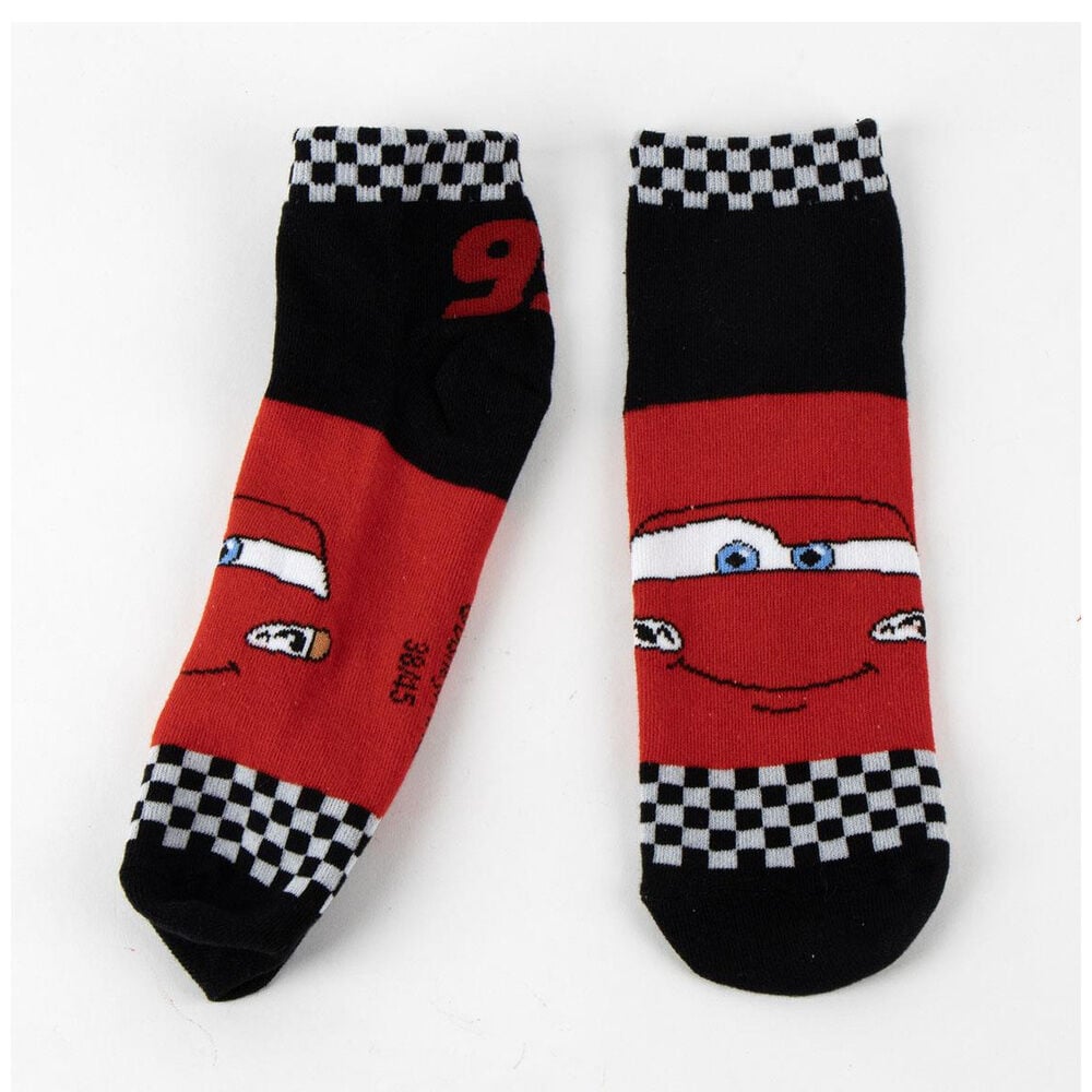 Set 2 pares calcetines Cars Disney Pixar adulto
