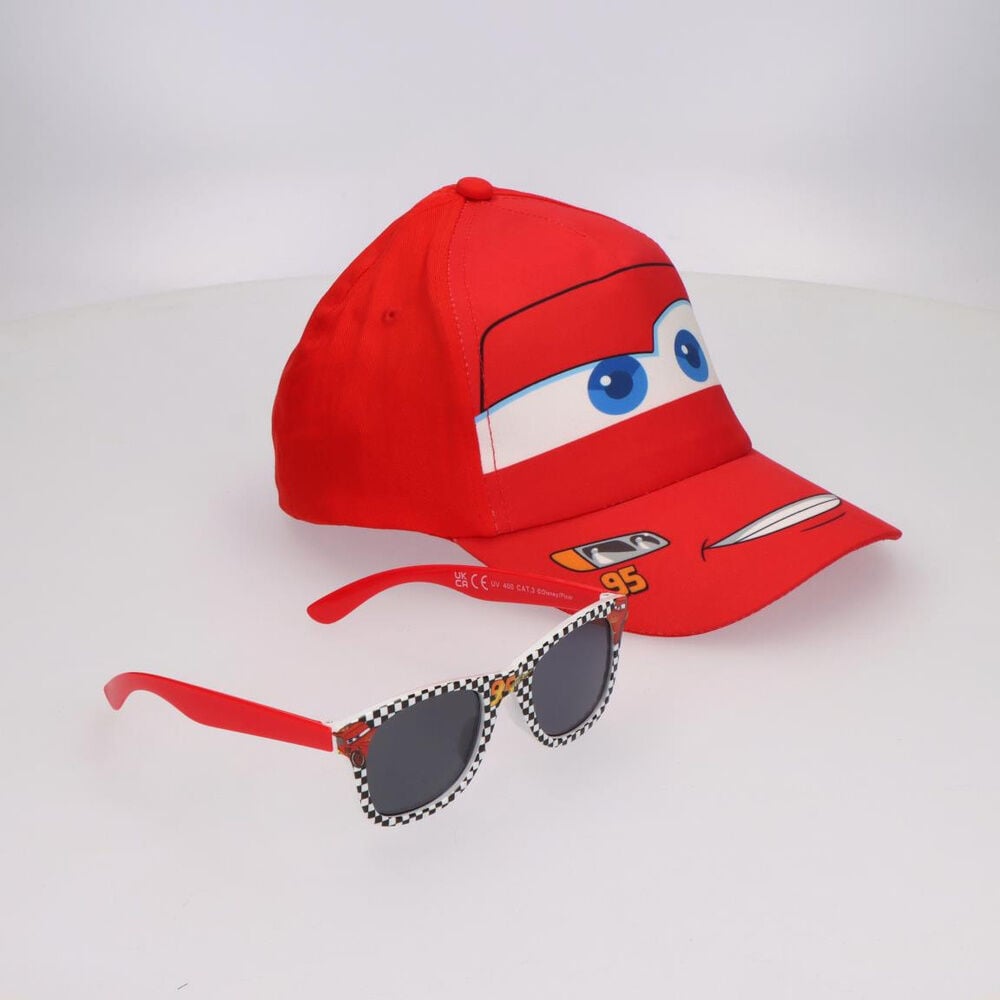 Set gorra + gafas sol Cars Disney Pixar