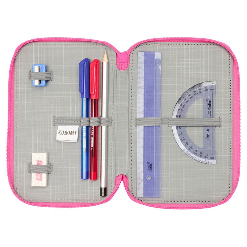 Plumier Kuromi Hello Kitty triple 37pzs