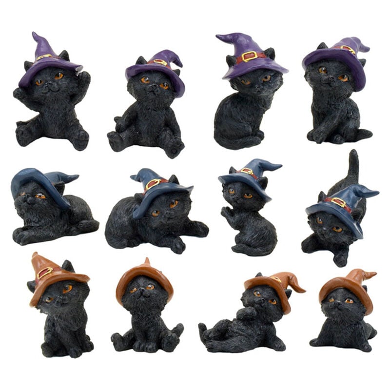 Figura Gato Negro Bruja surtido