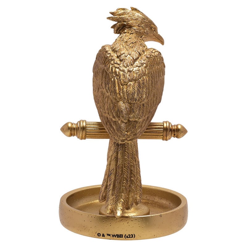 Figura exposicion joyas Fawkes Harry Potter 21cm