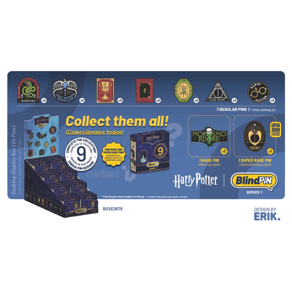 Pin misterioso coleccionable Harry Potter BlindPIN