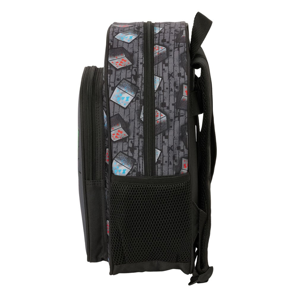 Mochila Graffiti Minecraft 34cm adaptable