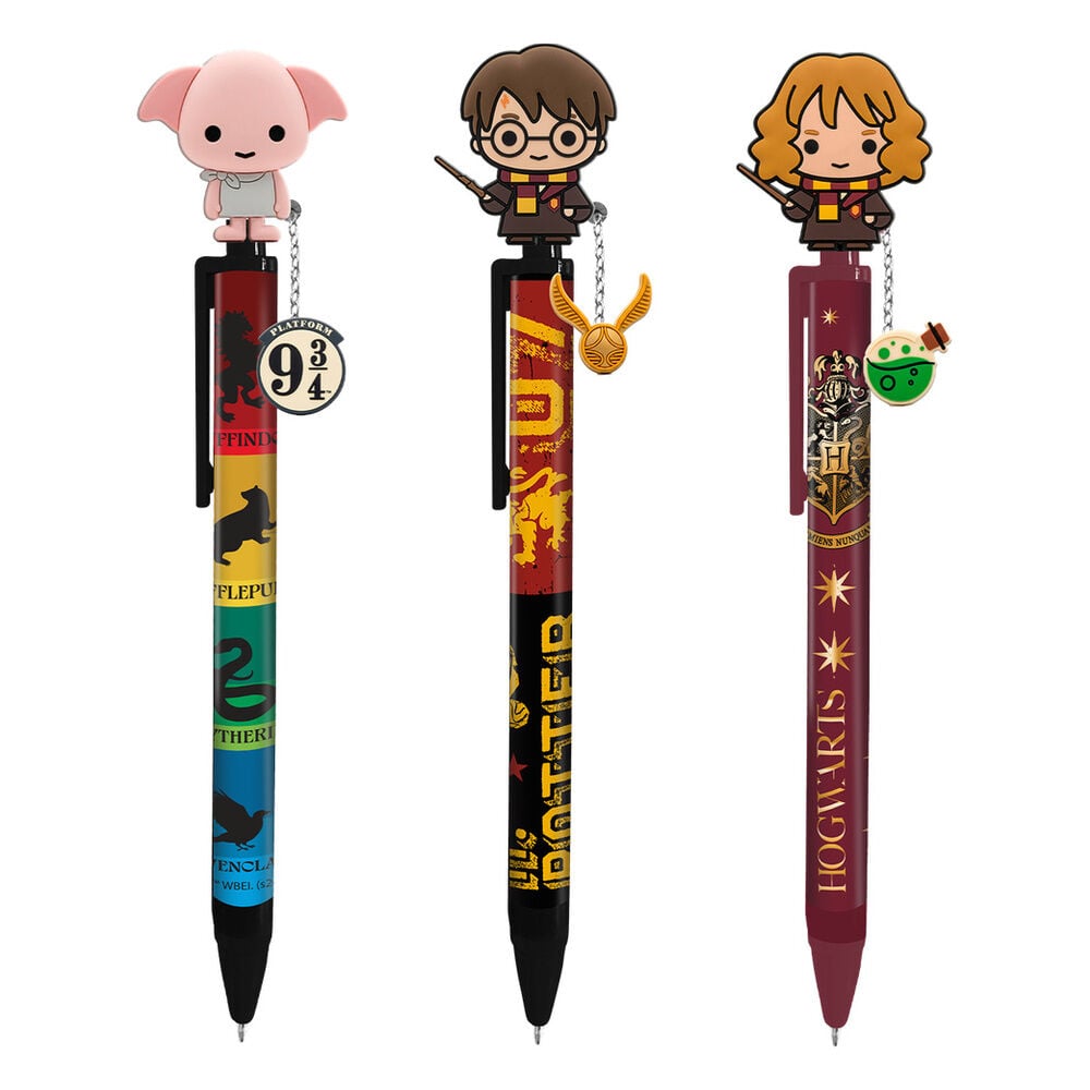 Boligrafo topper + charm Harry Potter surtido