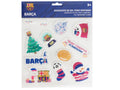 Pegatinas gel navidad ventana FC Barcelona