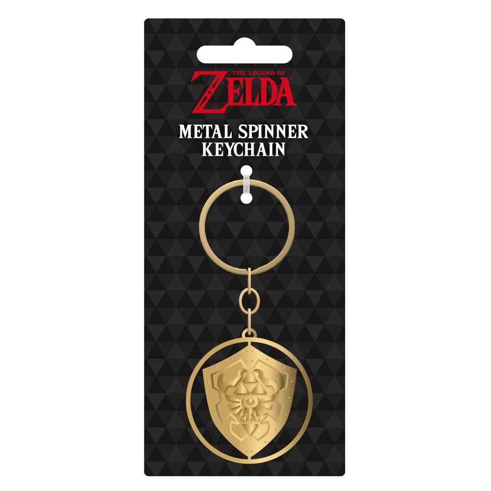 Llavero spinner metal Trifuerza The Legend of Zelda