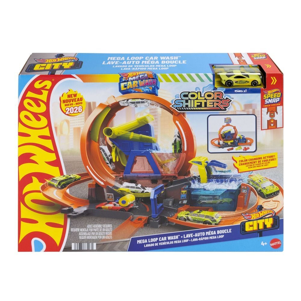 Pista Lavadero de Coches Hot Wheels