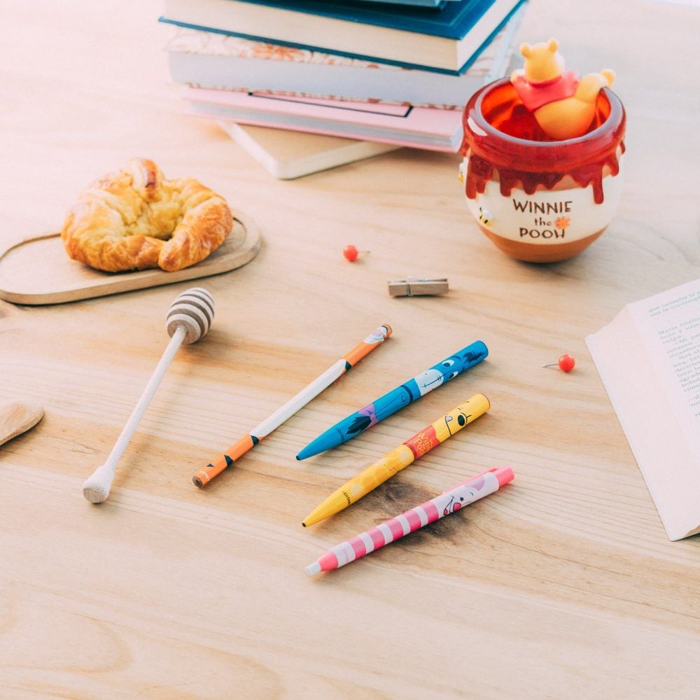 Portalapices + set escritura Winnie the Pooh Disney